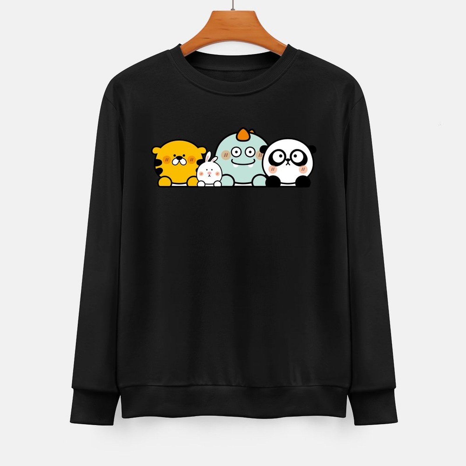 Front Patterned Long Sleeve TopSeamless Recycled